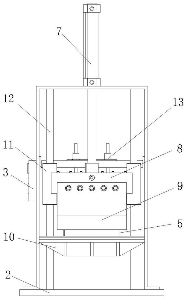 A high-efficiency cutting device for small environmental protection plate processing