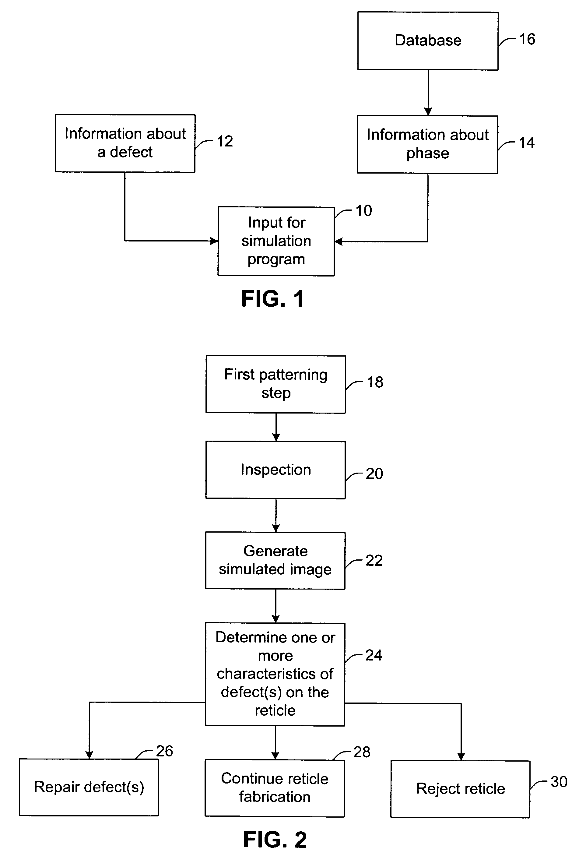 Computer-implemented methods for generating input for a simulation program or generating a simulated image of a reticle