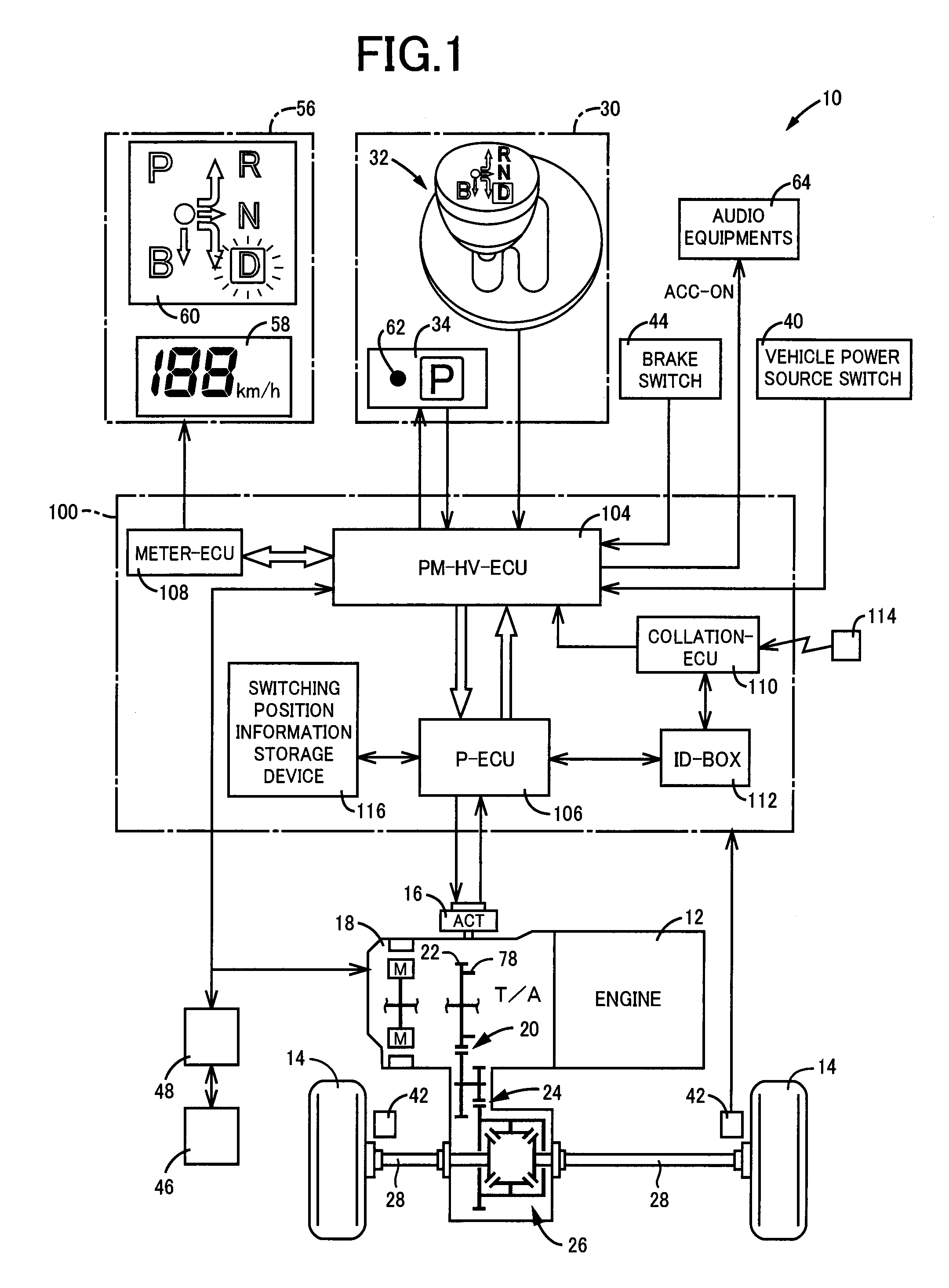 Shift control device for vehicle