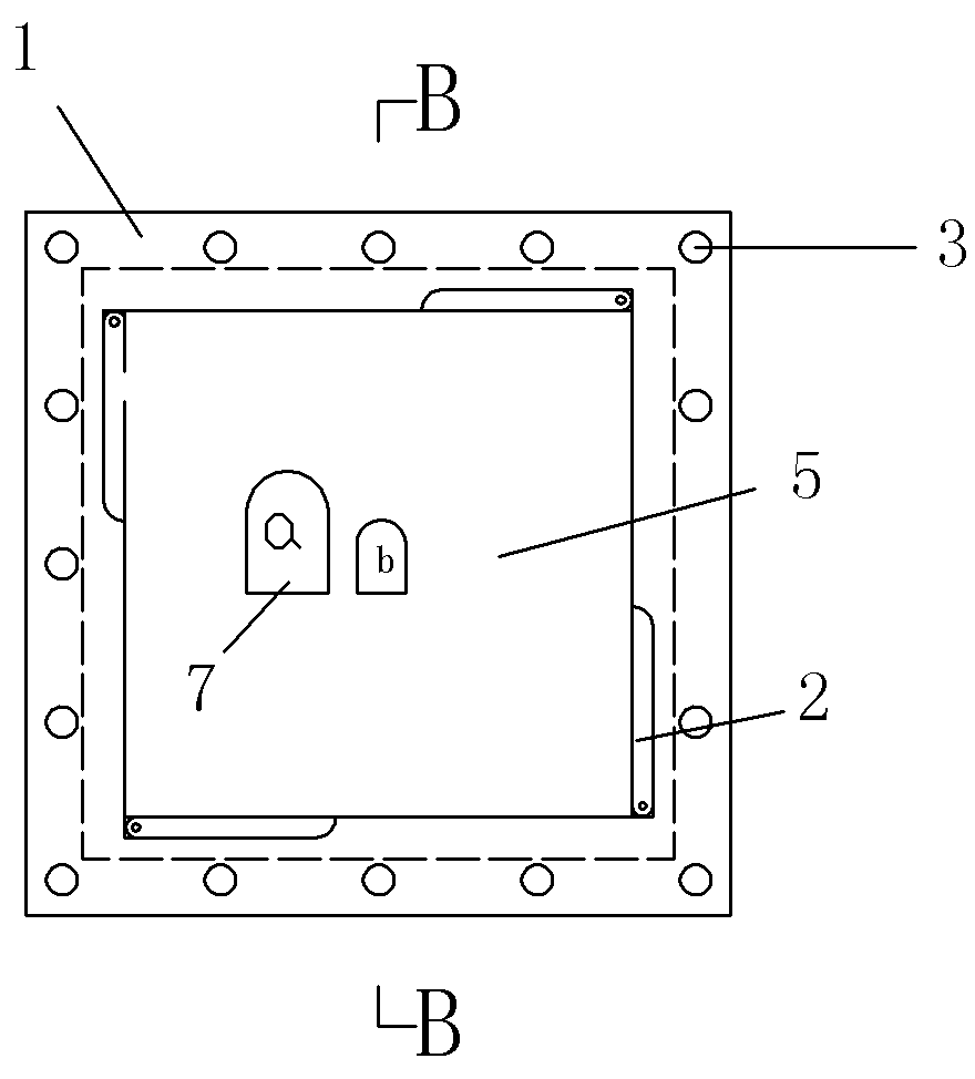 Side cover plate for geotechnical engineering physical model test