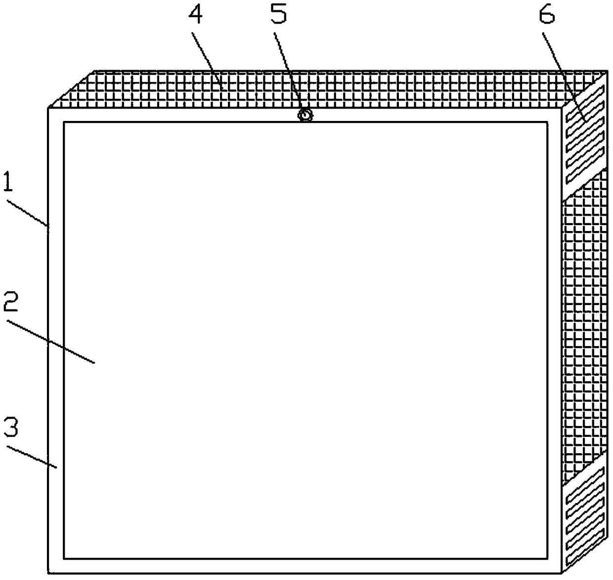 Liquid crystal screen internal capacitance touch display screen