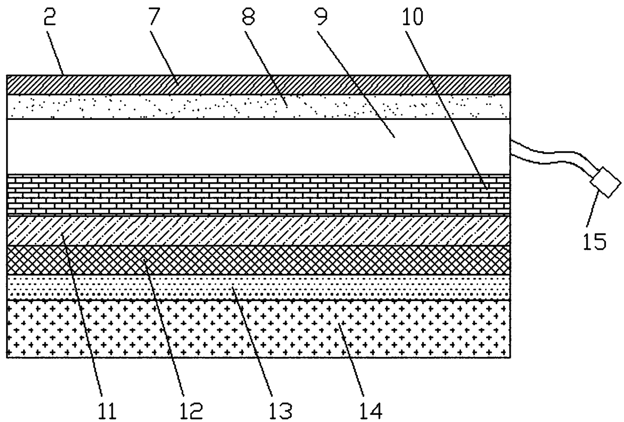 Liquid crystal screen internal capacitance touch display screen