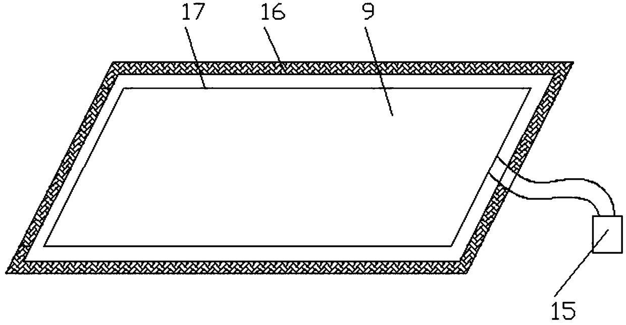 Liquid crystal screen internal capacitance touch display screen