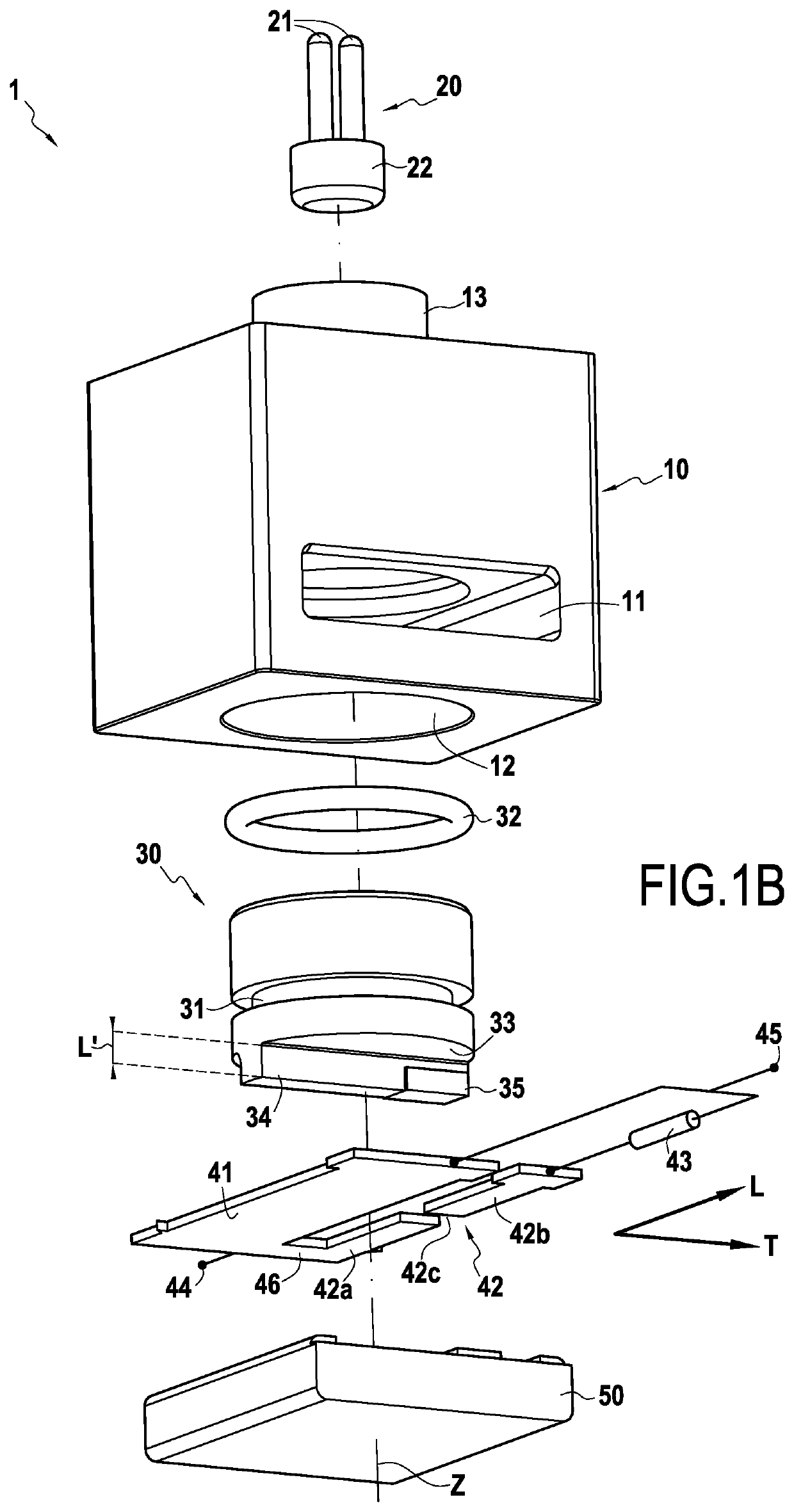 Pyrotechnic switching device