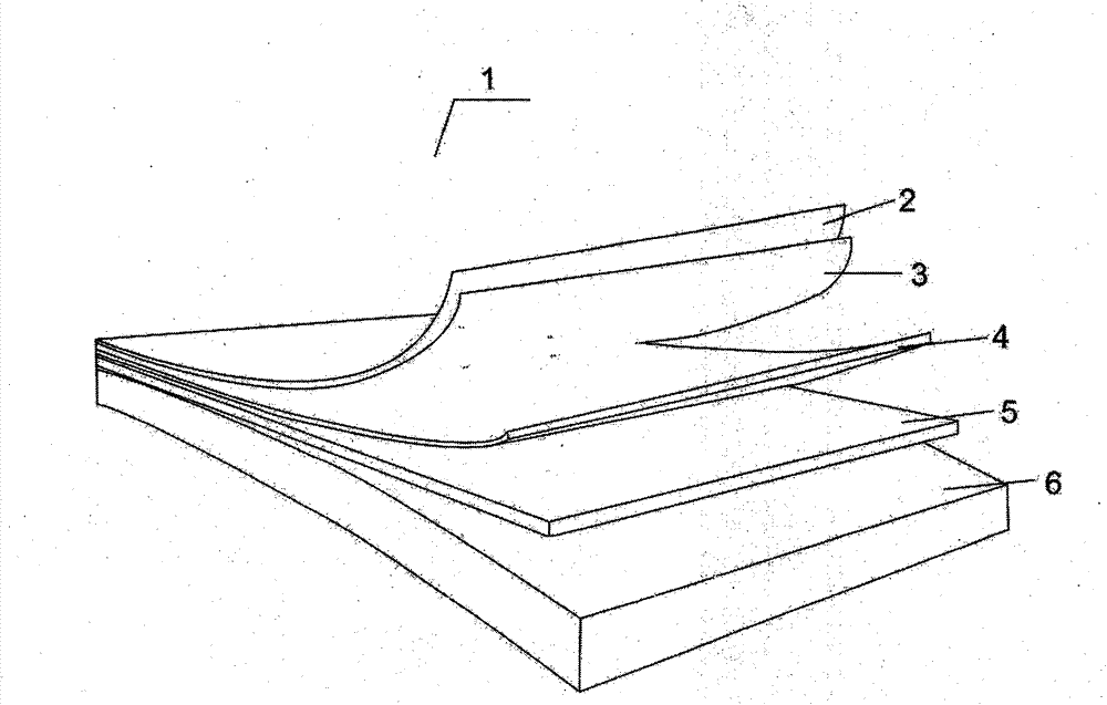 Method for fabricating PVC (polyvinyl chloride) color painted floor