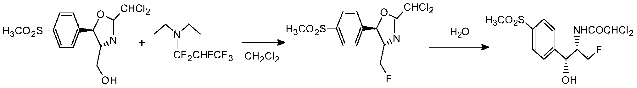 Novel synthetic method of high-purity florfenicol