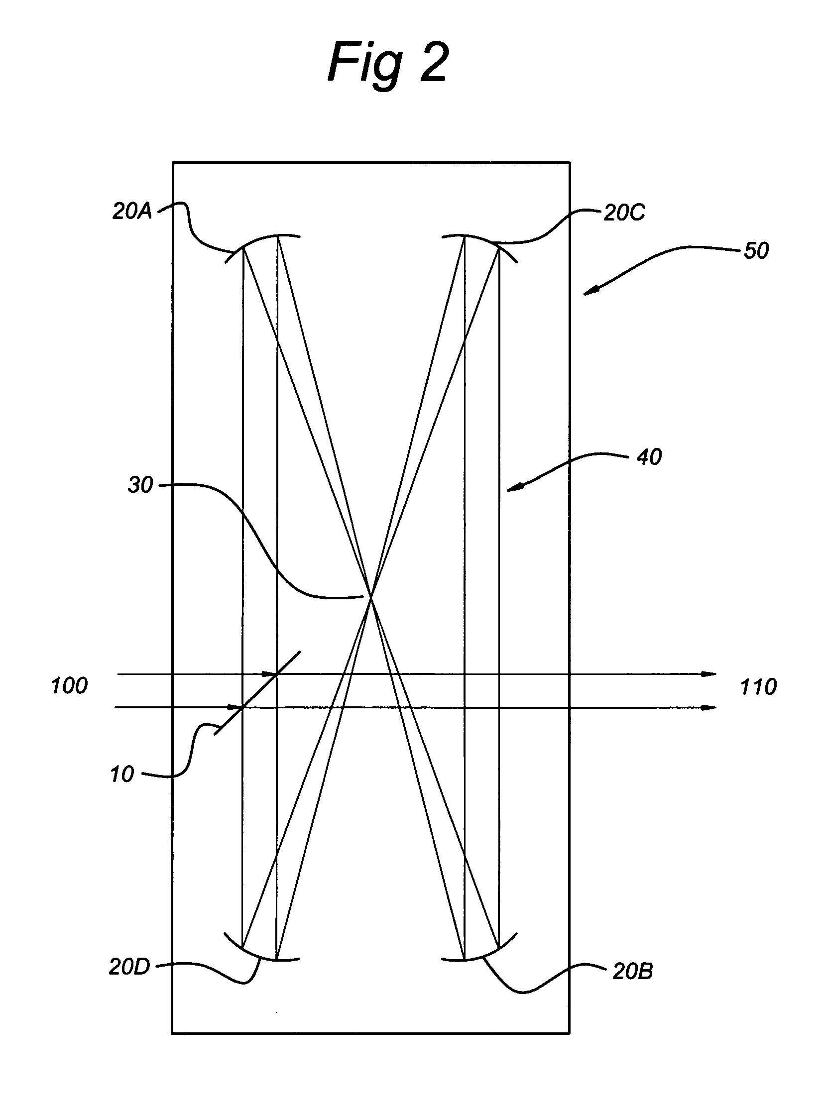 Beam modifying device, lithographic projection apparatus, method of treating a beam, and device manufacturing method