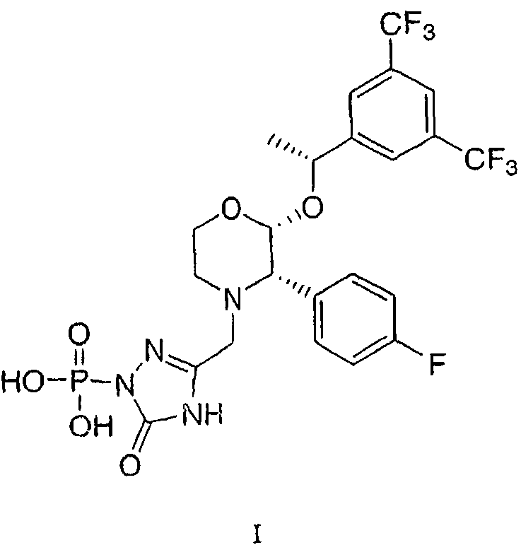 A kind of preparation method of fosaprepitant and pharmaceutically acceptable salt thereof