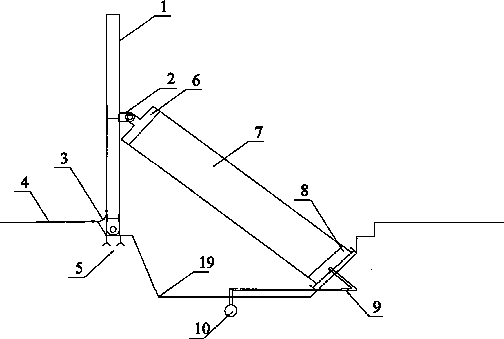 Flexible interlink steel gate and support opening/closing device thereof