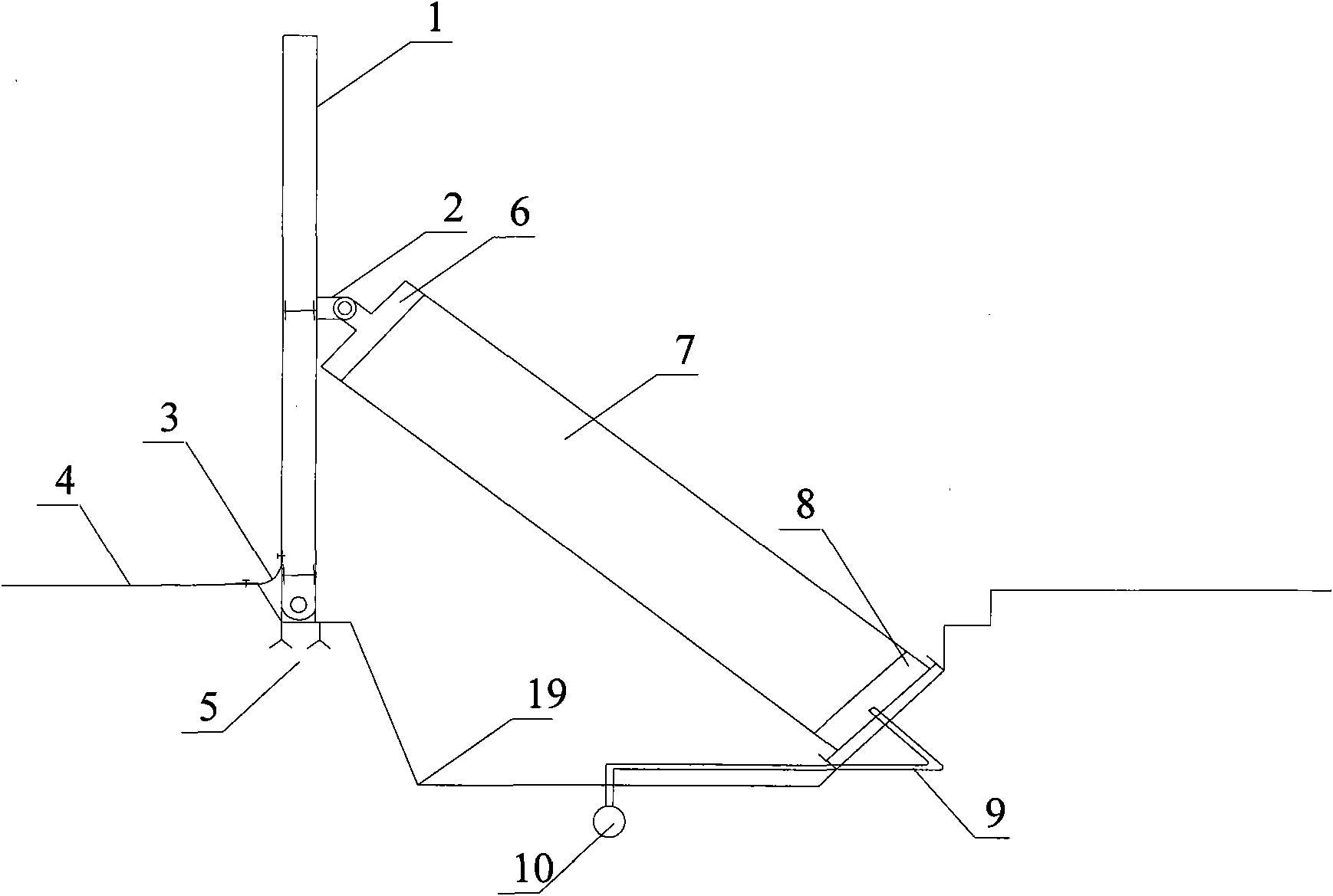 Flexible interlink steel gate and support opening/closing device thereof