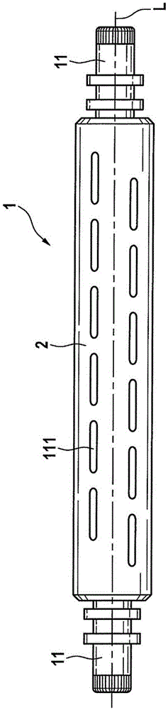 Winding shaft and method for inserting a winding shaft into a winding device