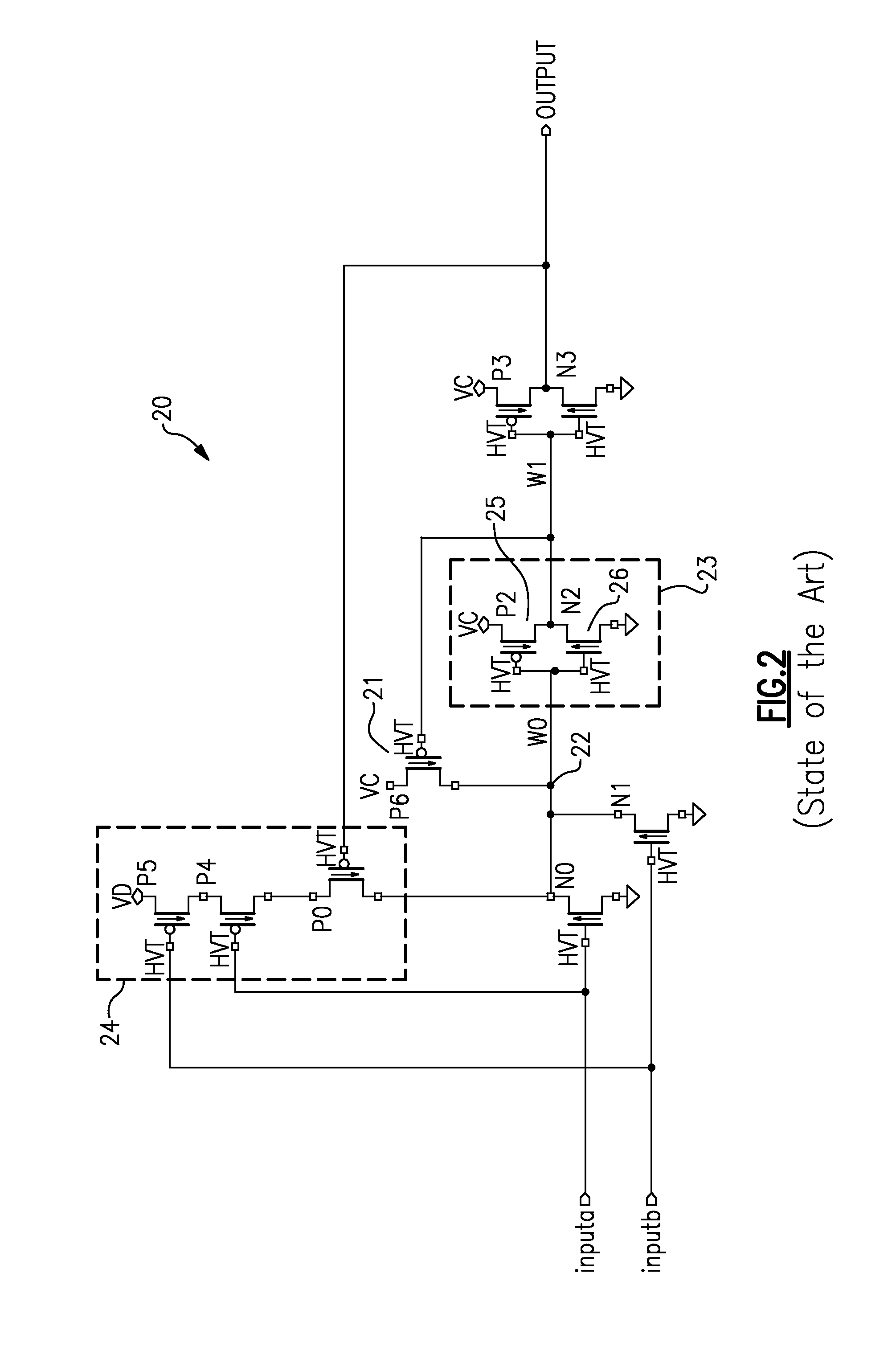 Circuit Combining Level Shift Function with Gated Reset