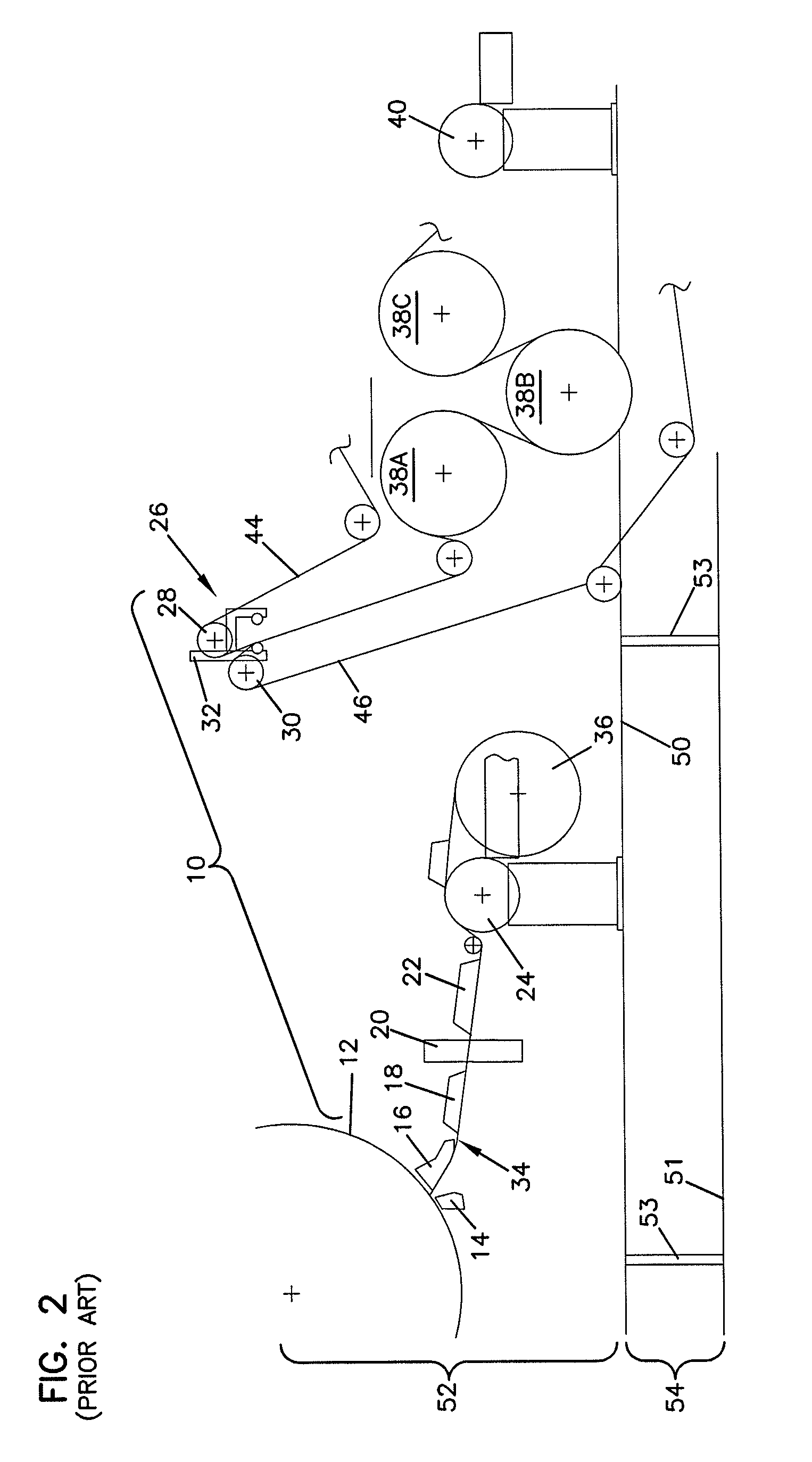 Wet/dry crepe swing paper machinery