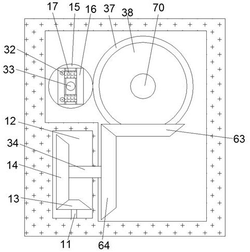 A round steel pipe all-round polishing device