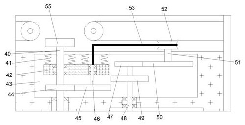 A round steel pipe all-round polishing device