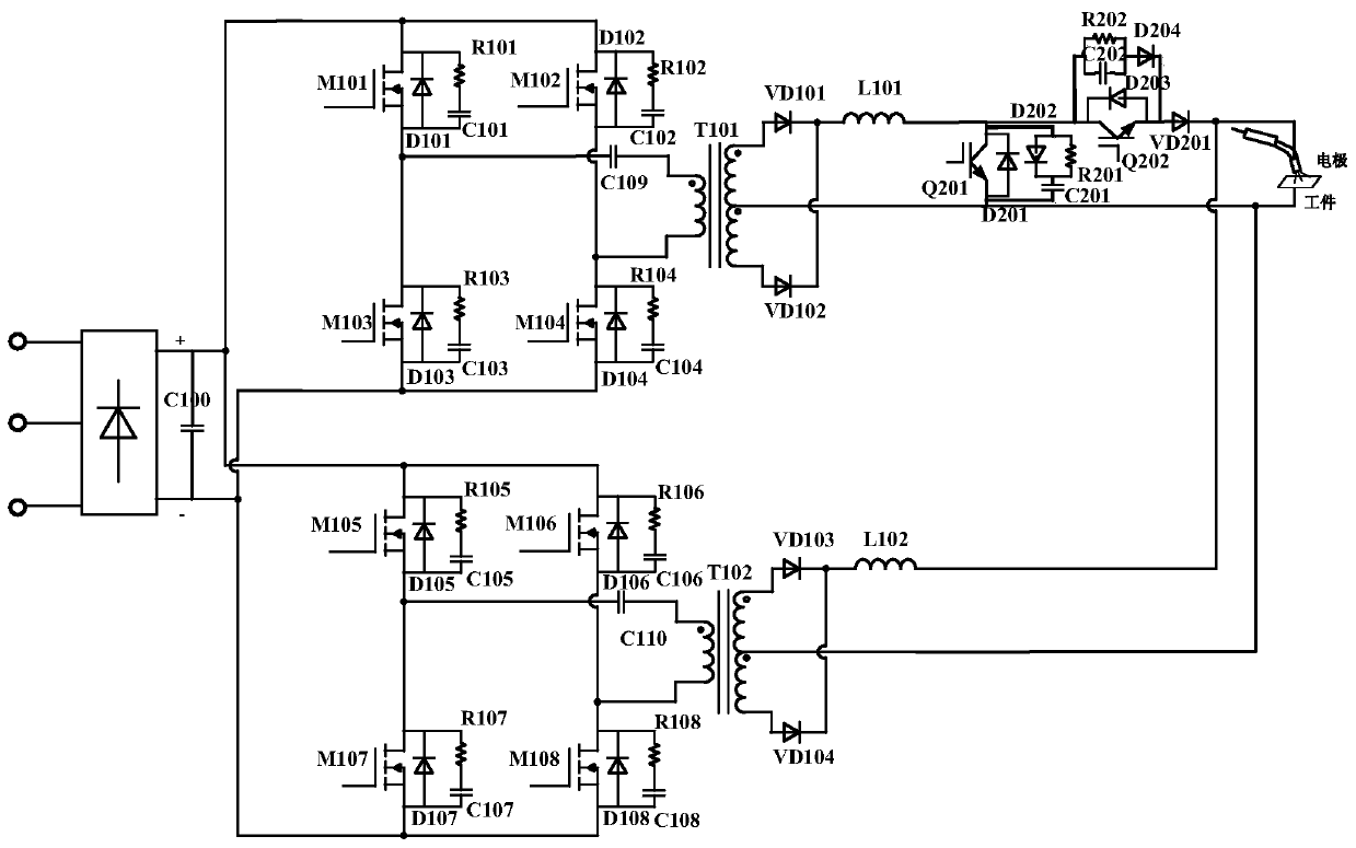 Fast-frequency pulse TIG welding system