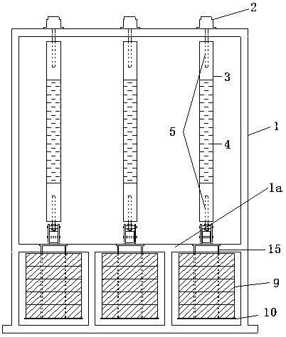 Device and experimental method for simulating coupling effect of seawater erosion and axial tensile load on concrete