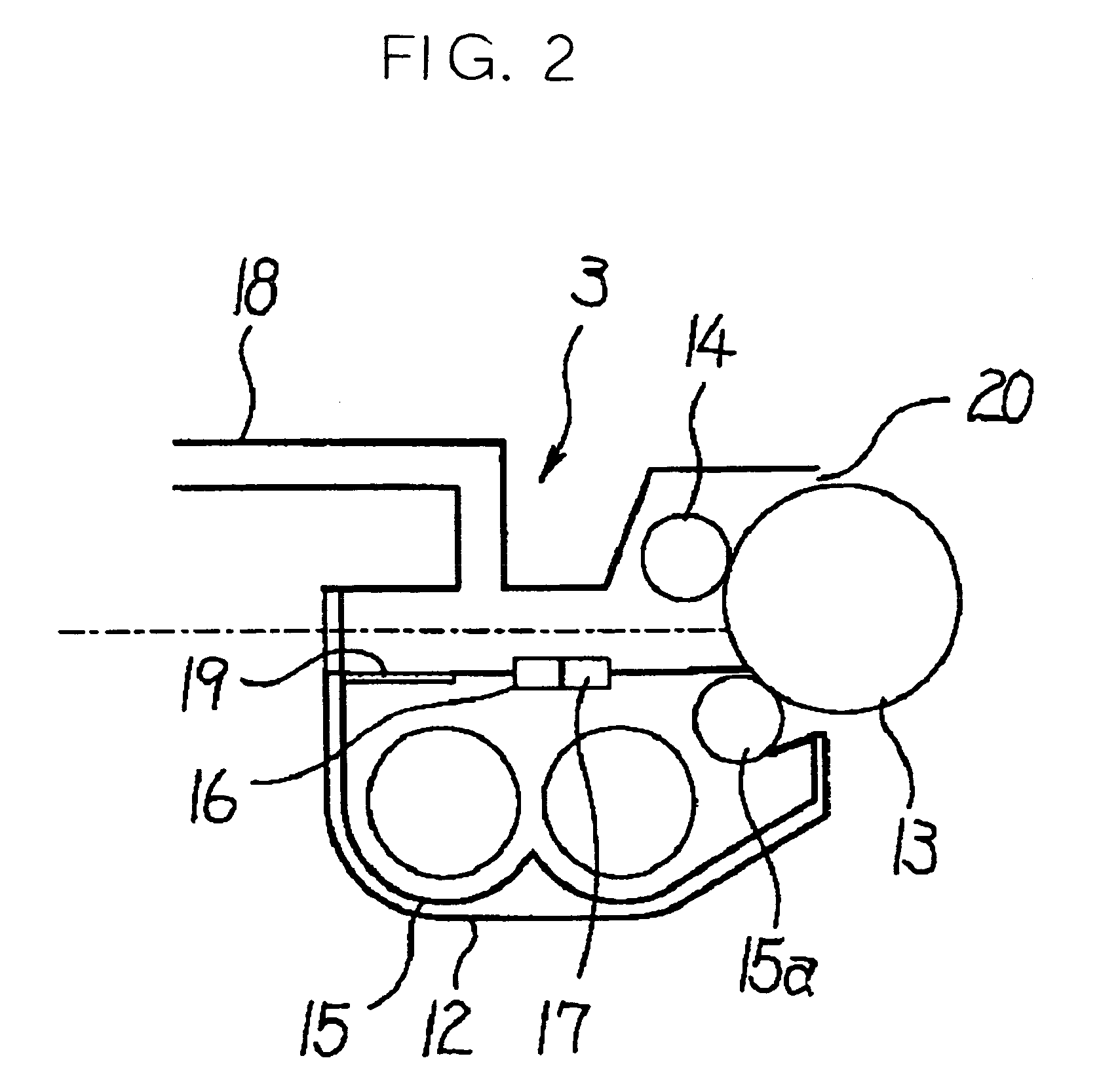 Electrophotographic image forming apparatus having residual toner collection