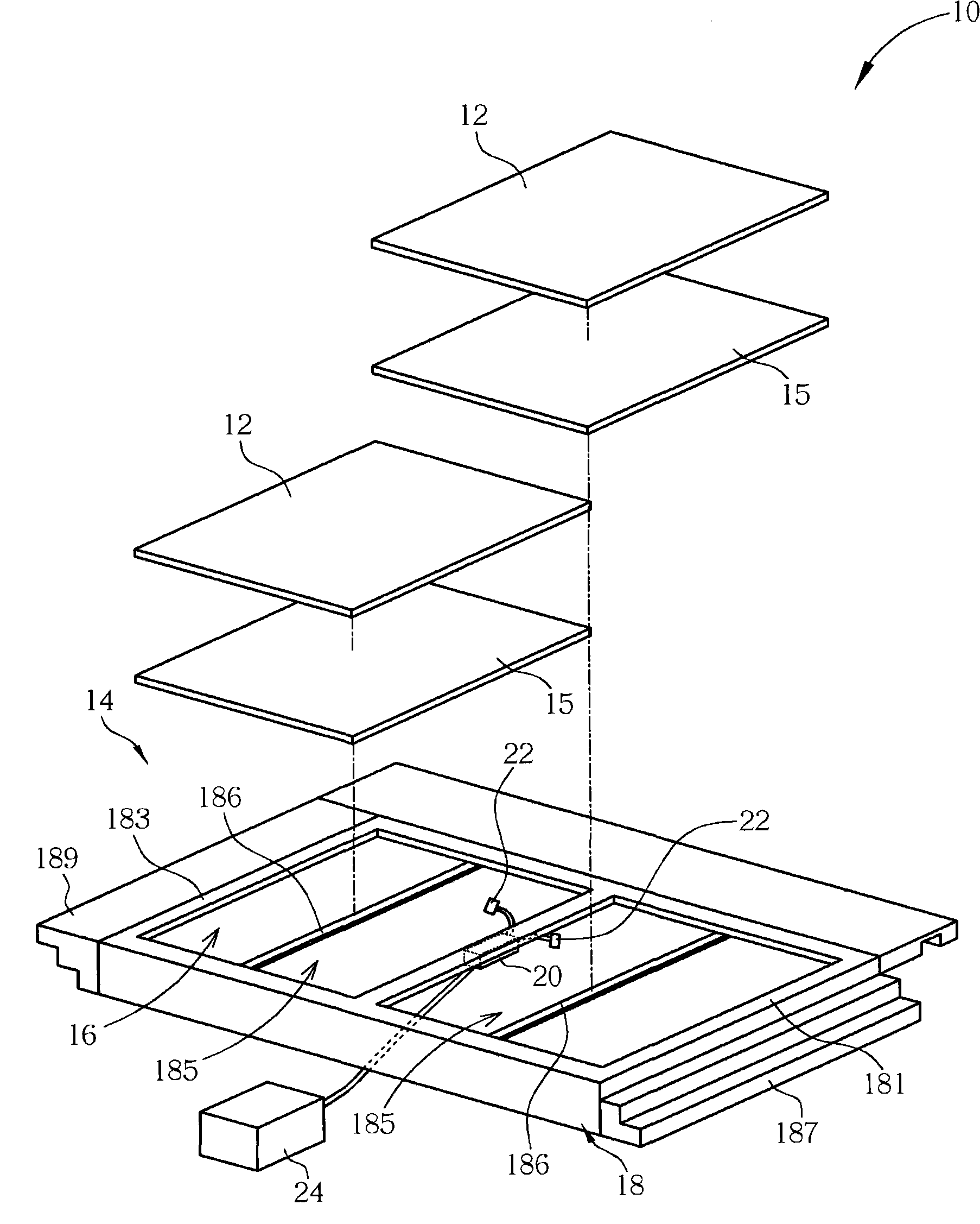 Bearing support structure for bearing multiple solar panels and solar roof tile module