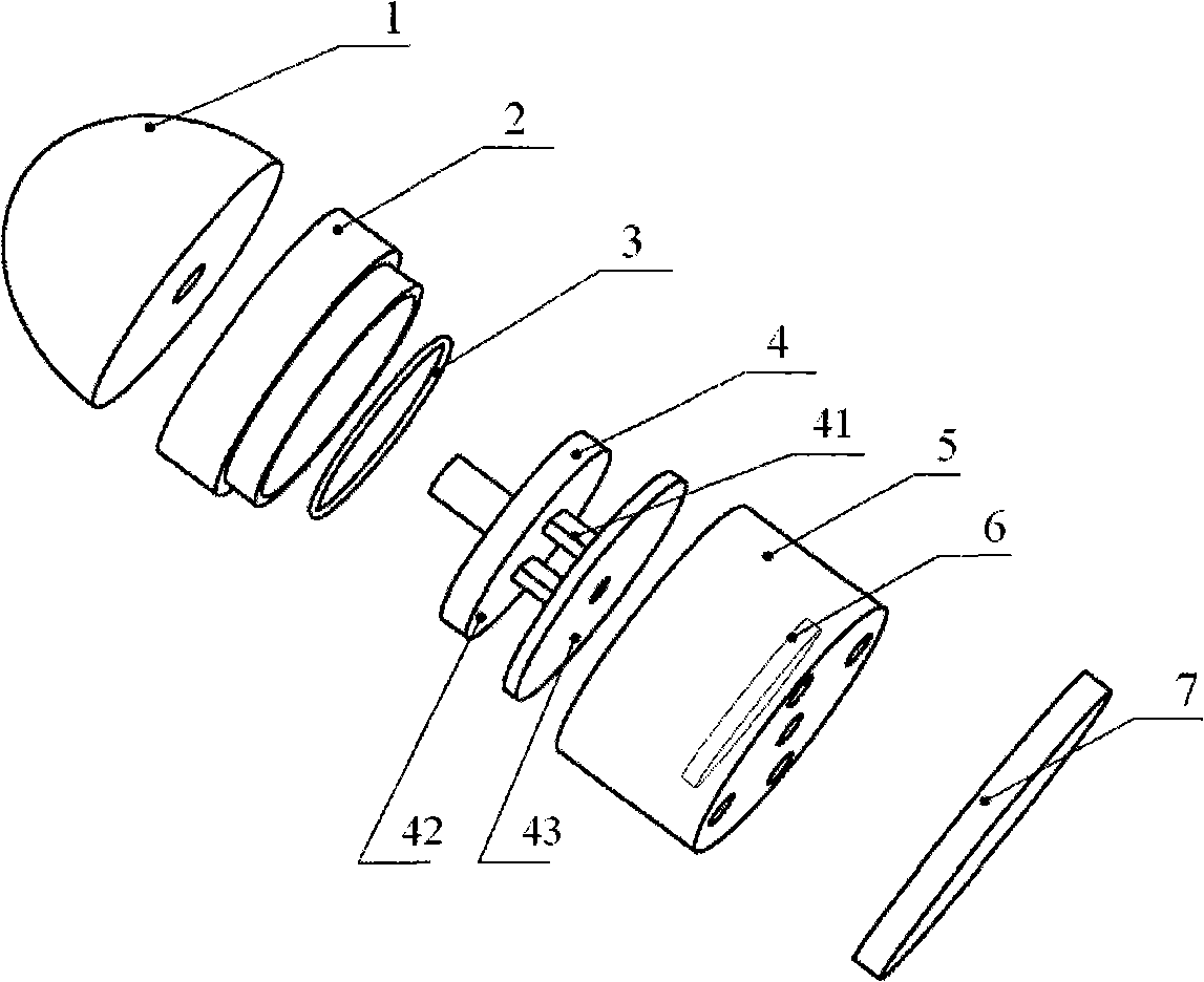 Underwater robot four dimensional fingertip force sensor and information acquisition method