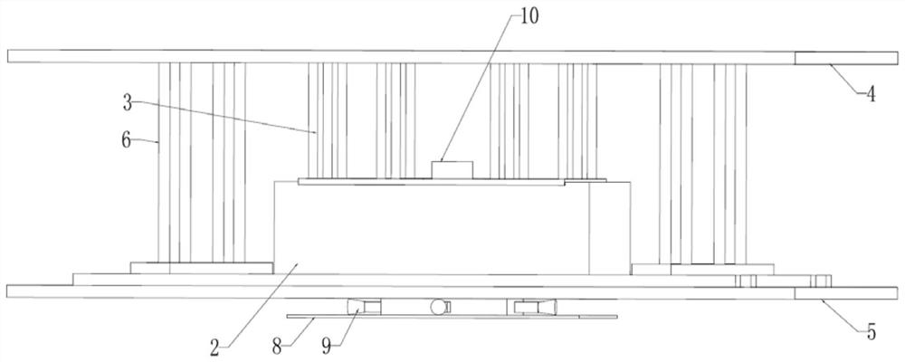 Concealable mounting structure of assembly type illuminating lamp