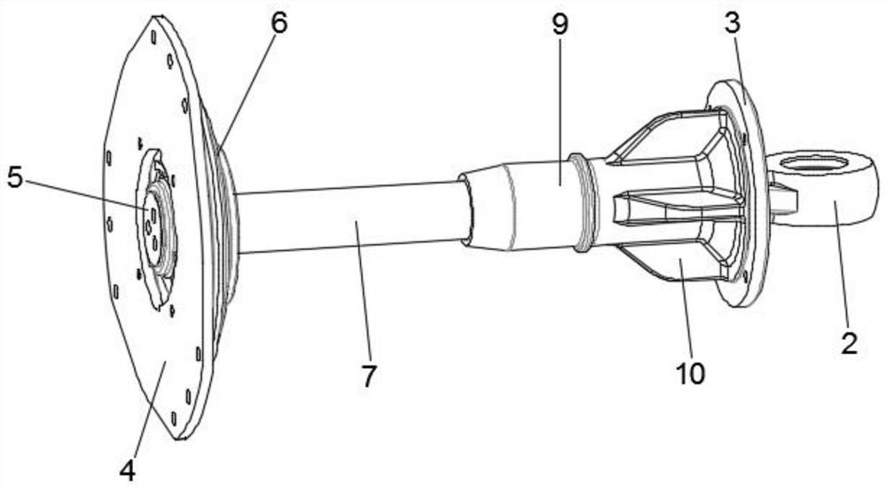 Large high-precision industrial robot balance cylinder