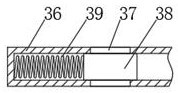 Carbon-carbon composite material production device and production process