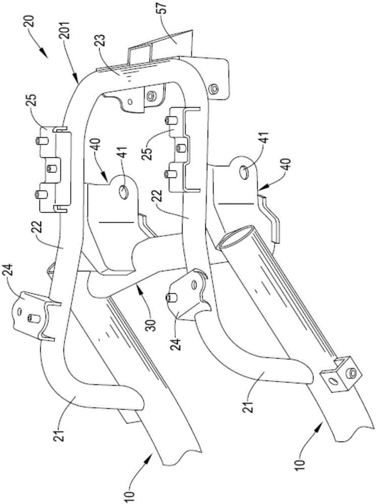 Rear frame assembly