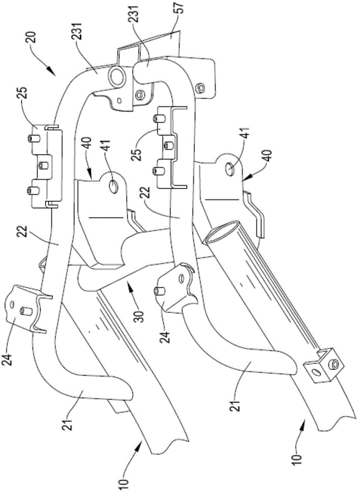 Rear frame assembly