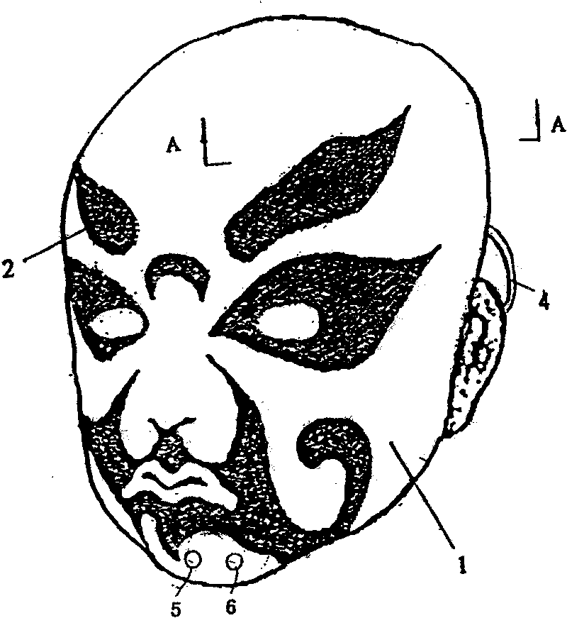 Flash decorating mask