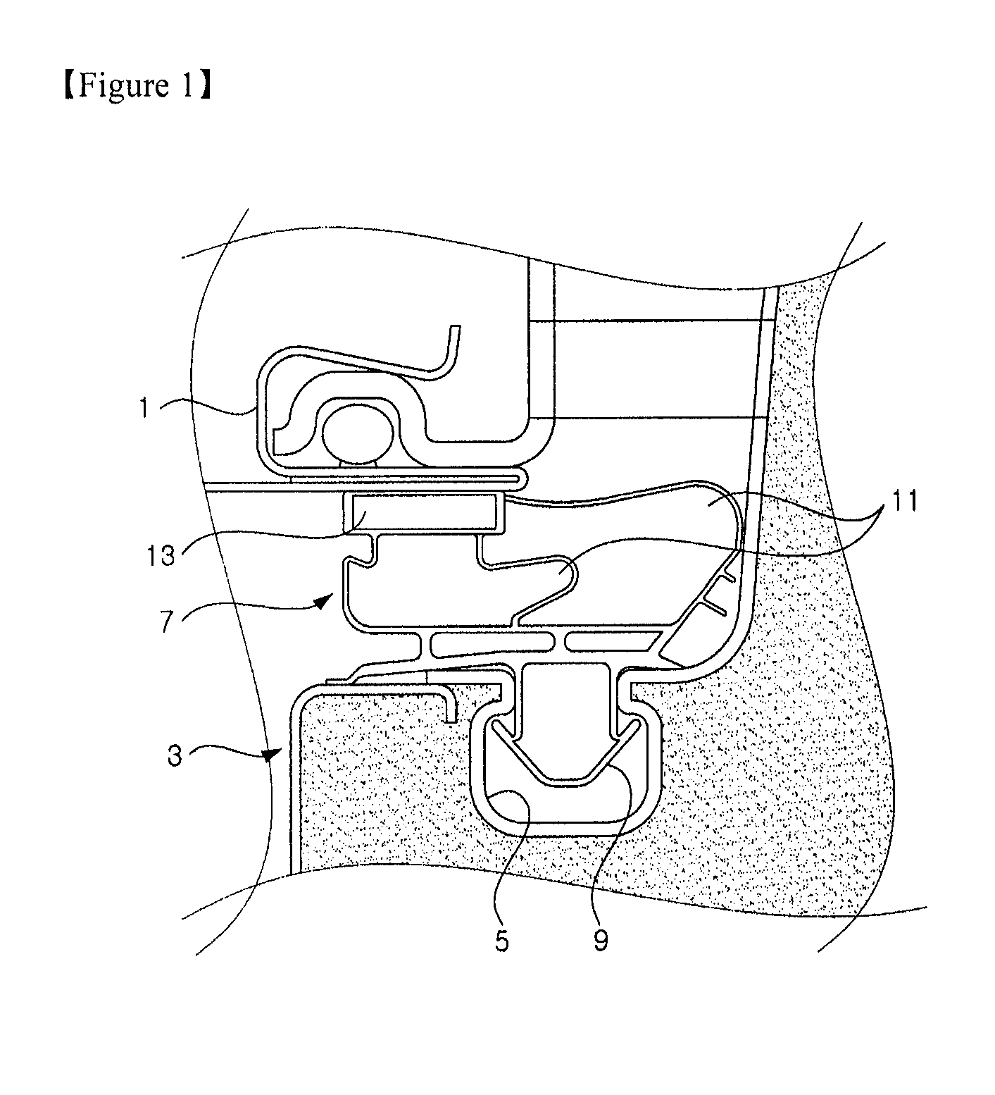 Gasket of Door for Refrigerator and Making Method the Same