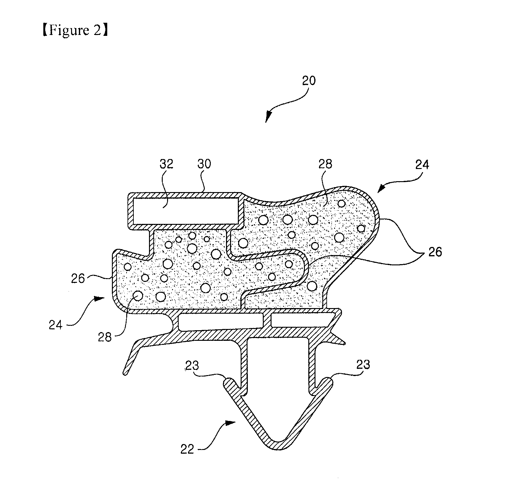 Gasket of Door for Refrigerator and Making Method the Same