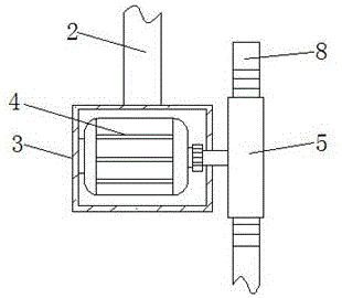 Adjustable textile dust removing device