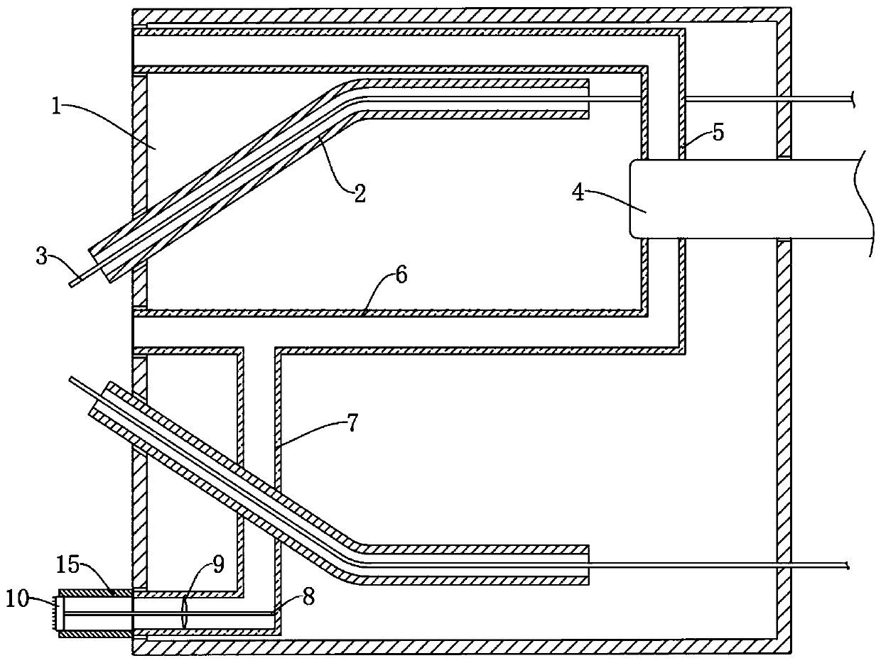 Electric arc spraying device for machining