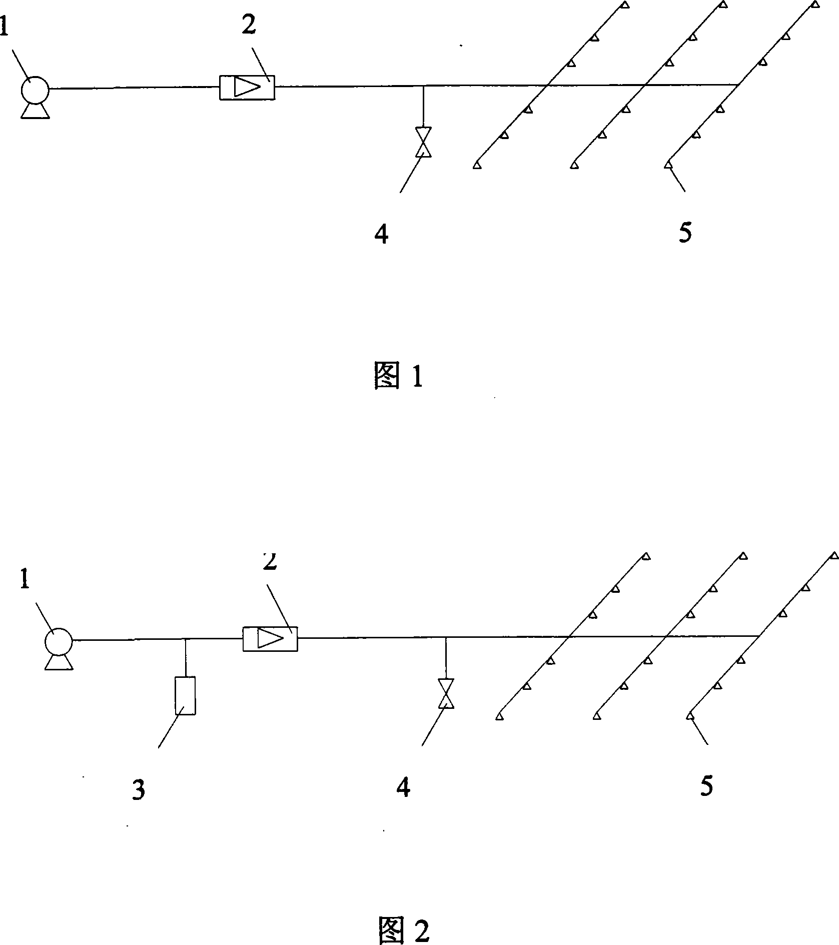 Automatic fire-extinguishing system with temporary drainage function and temporary drainage method