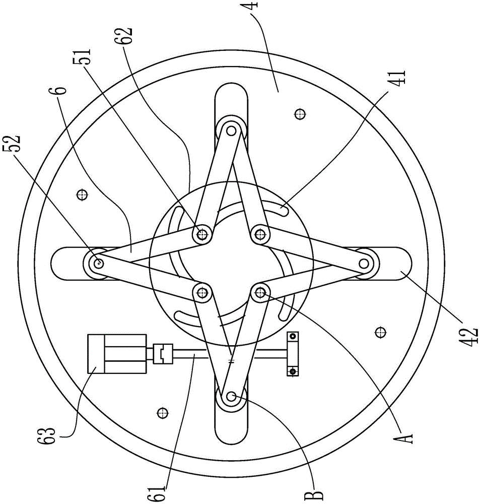 Drilling machine workpiece self-centering clamping device