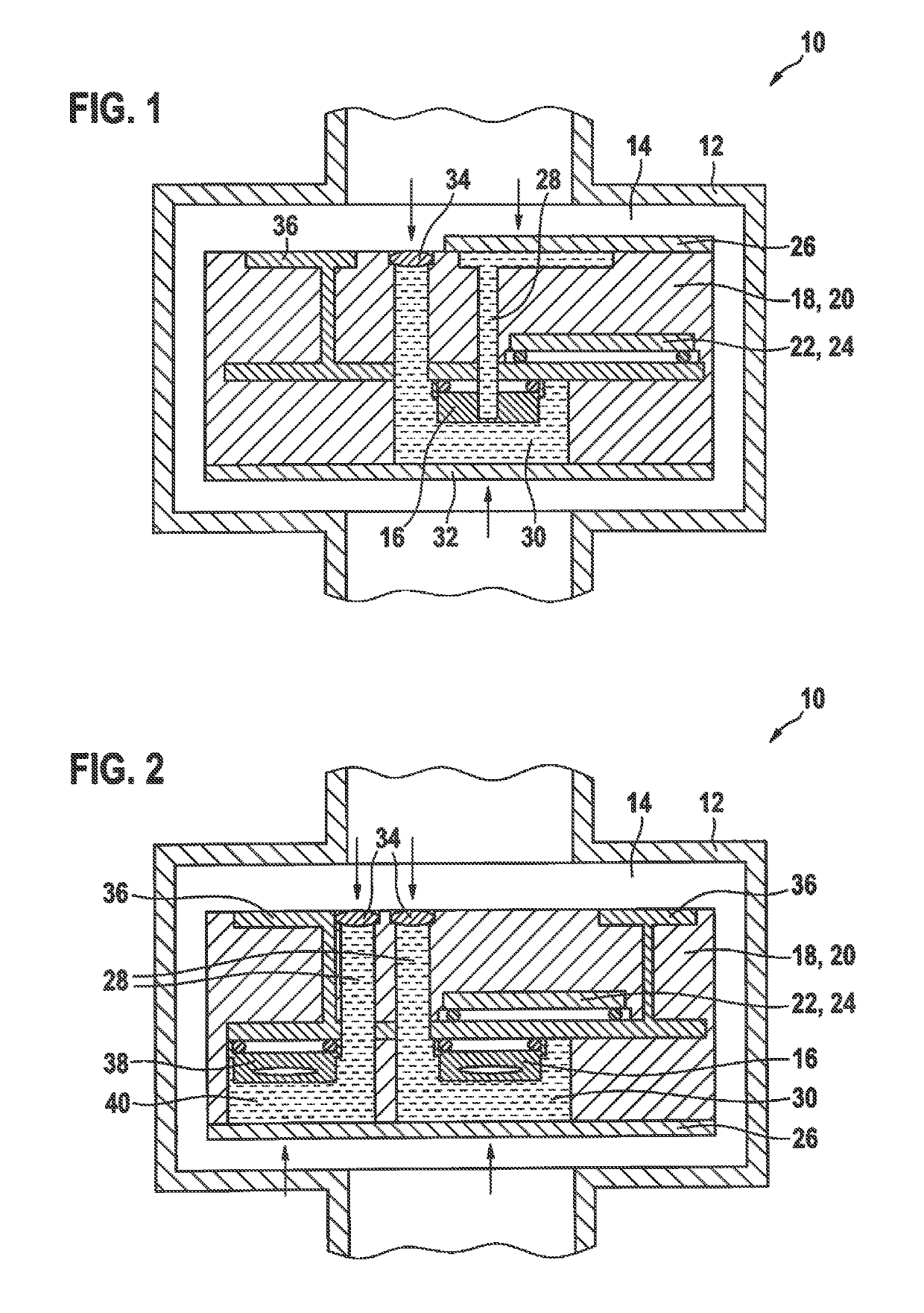 Pressure sensor for recording a pressure of a fluid medium