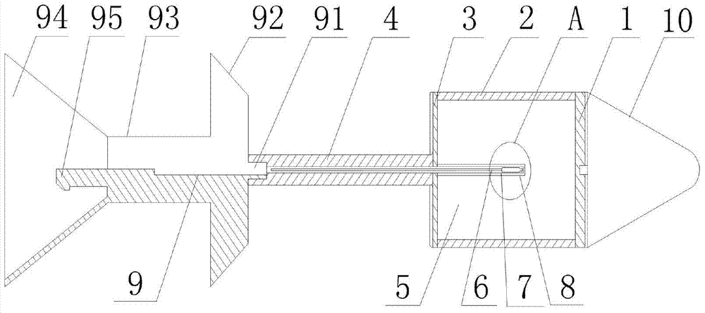 Calibration device for thermal neutron fluence rate of nuclear reactor silicon single crystal irradiation tunnel