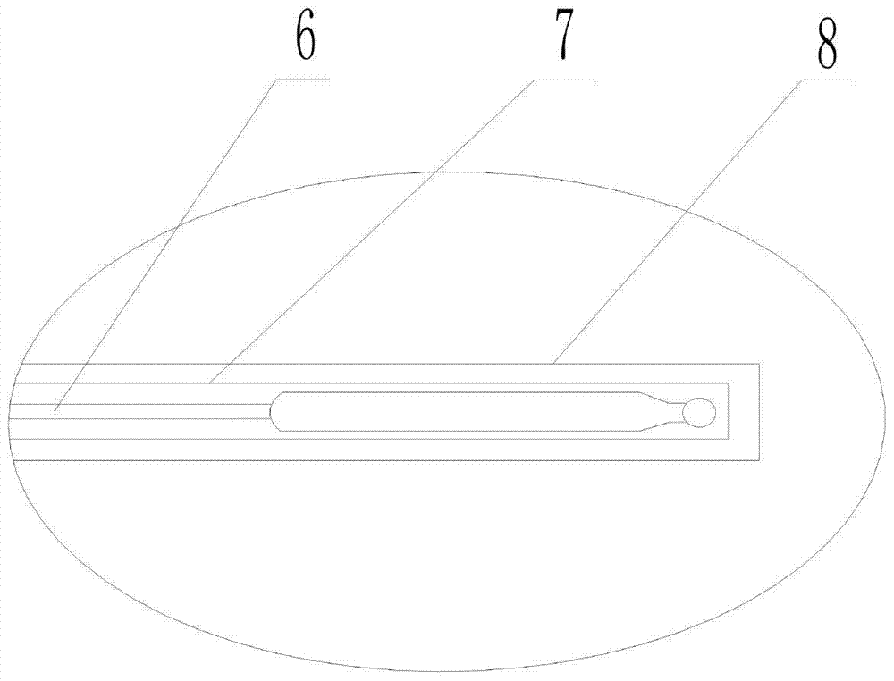 Calibration device for thermal neutron fluence rate of nuclear reactor silicon single crystal irradiation tunnel