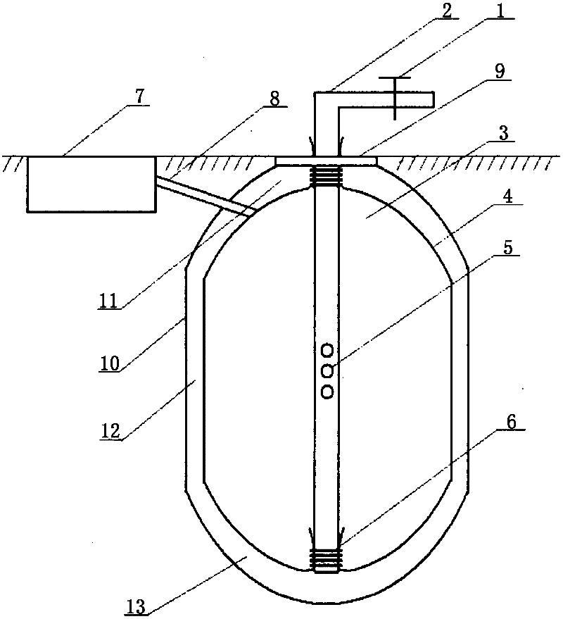 Device and method for quickly constructing small water cellar