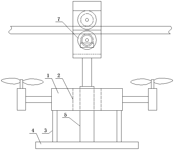 Transmission line inspection robot based on UAV platform