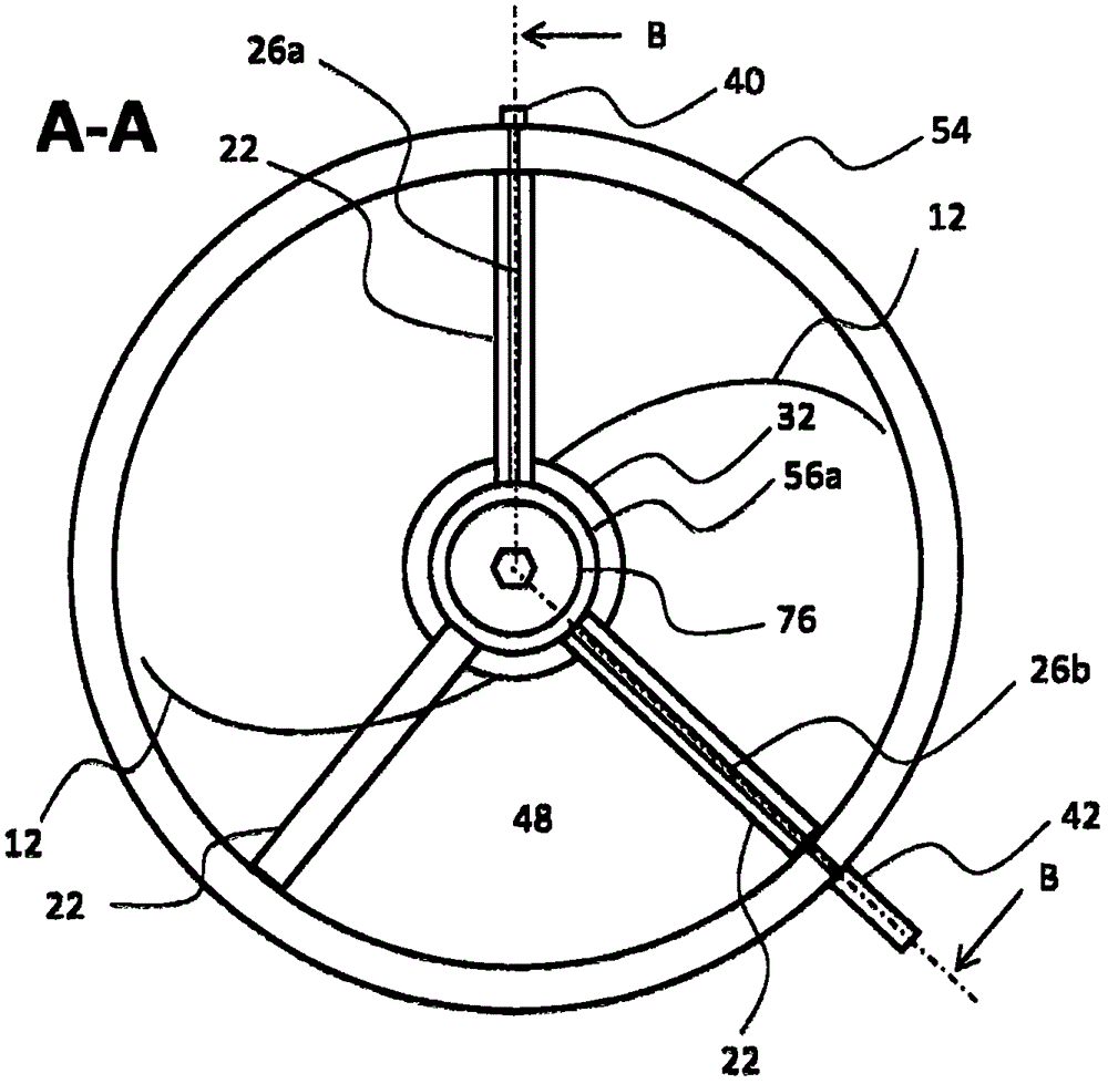 Mounting for a rotating shaft with sealing ring