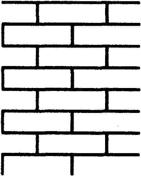 Construction method of quickly preparing high-emulation wall tile on construction wall surface