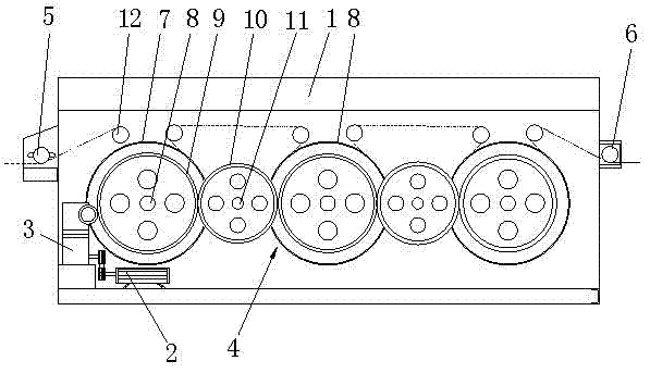 Drum-type drying device of cloth