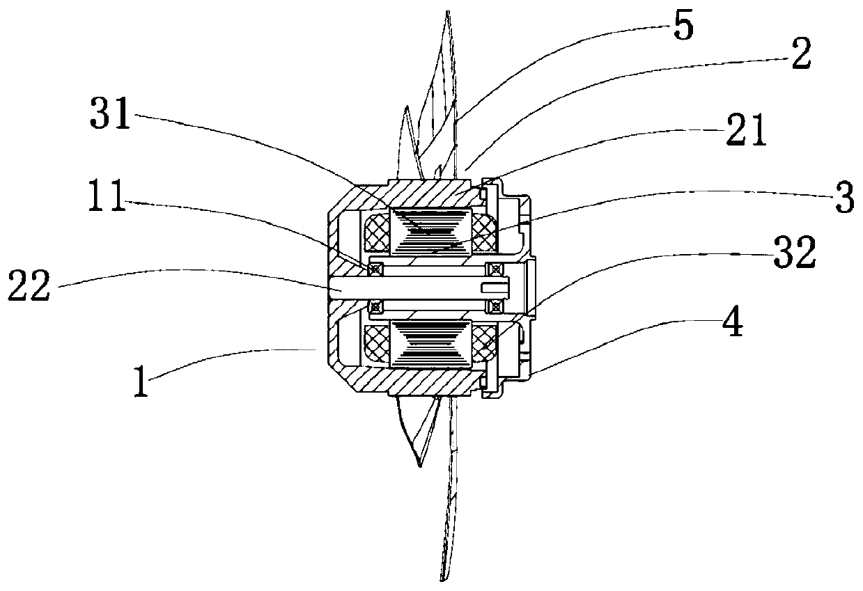 Anti-stain draught fan