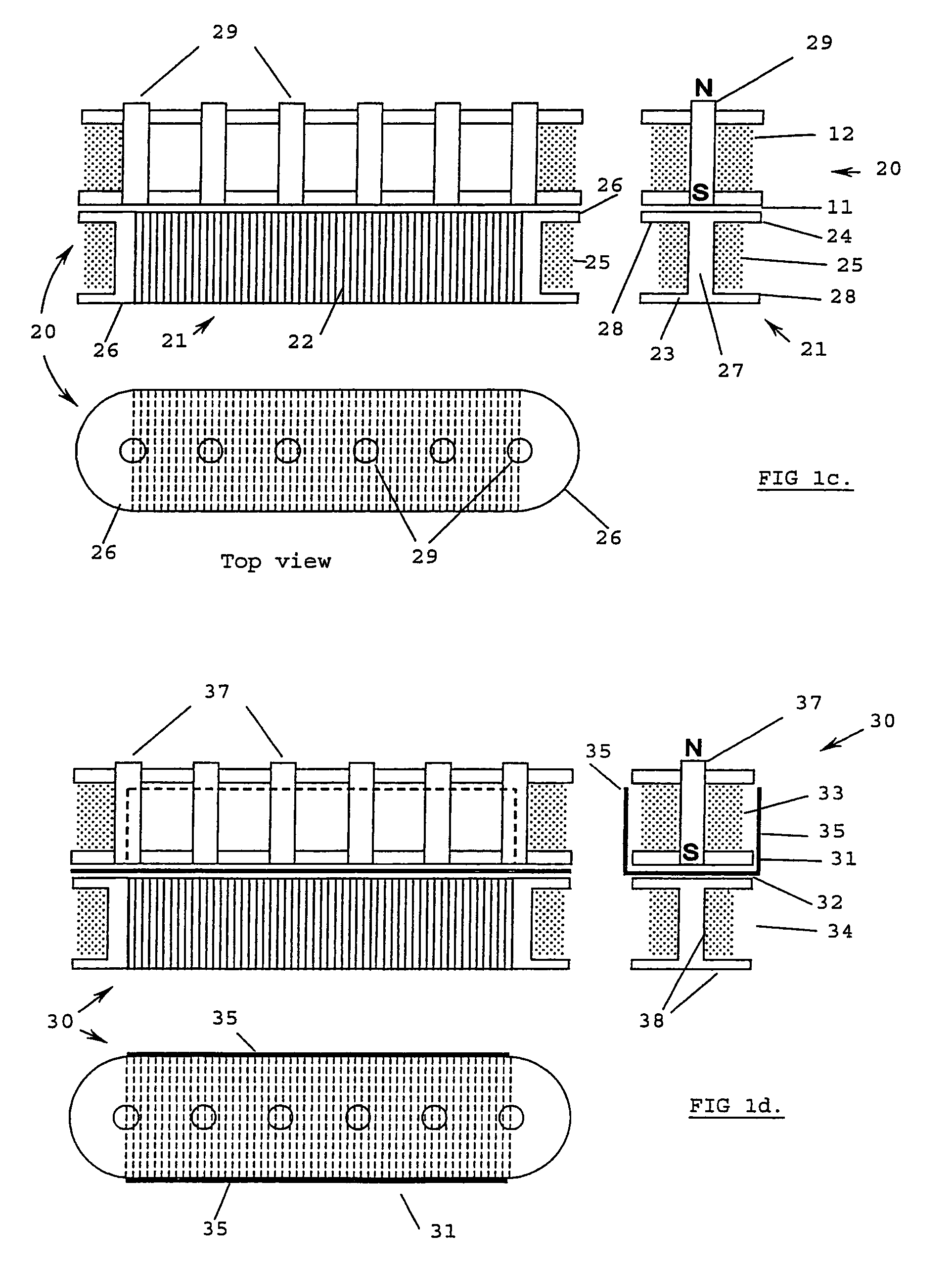 Noise sensing bobbin-coil assembly for amplified stringed musical instrument pickups