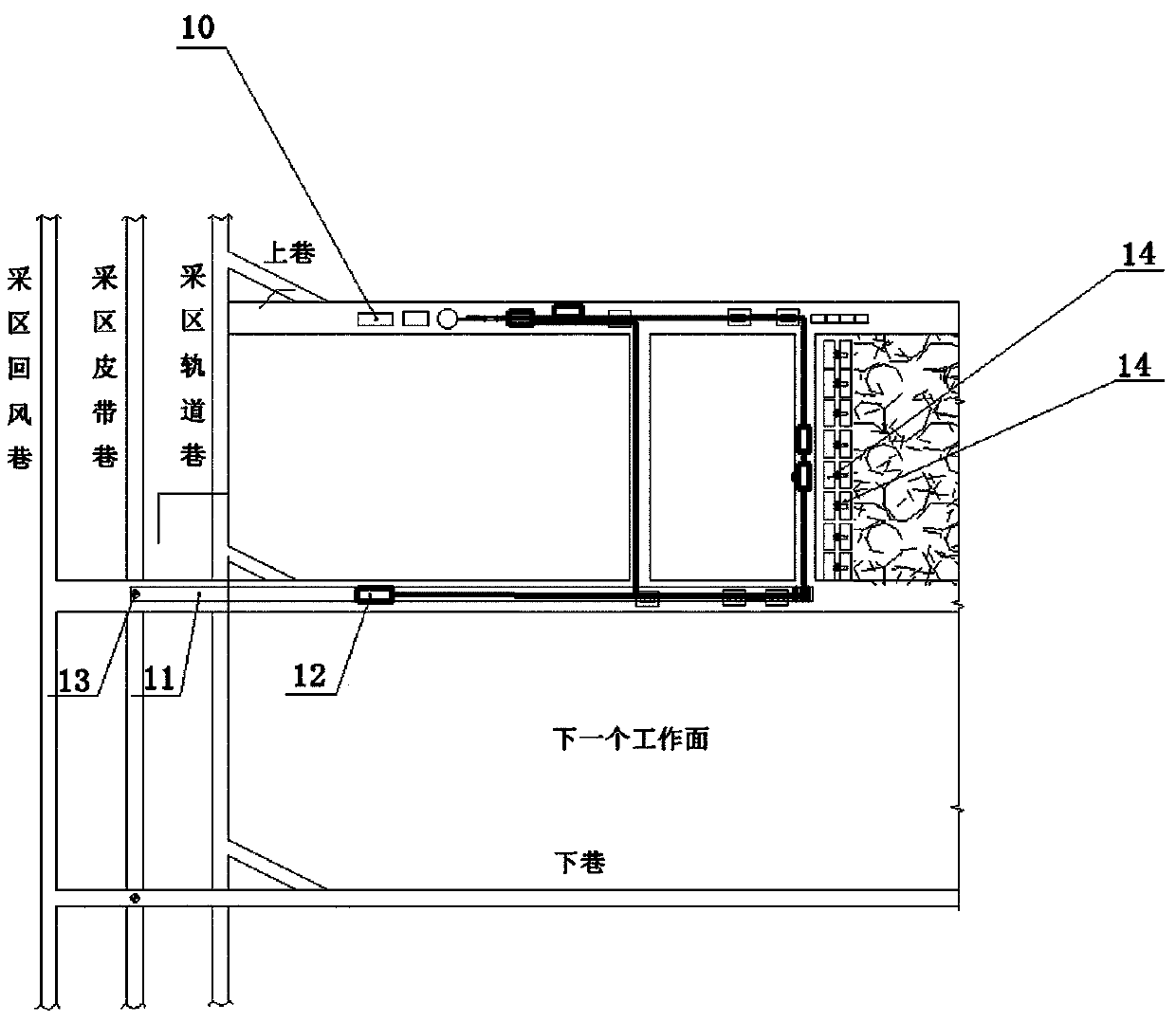 Thin and extremely thin coal seam mining method and device