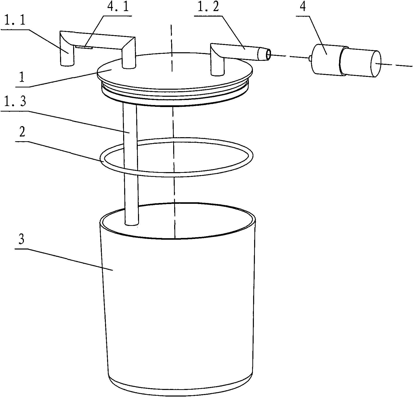 Water outlet device of beverage container