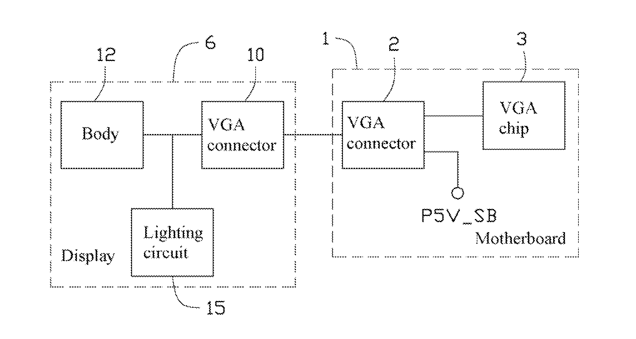 Display having illumination function and computer system with the display