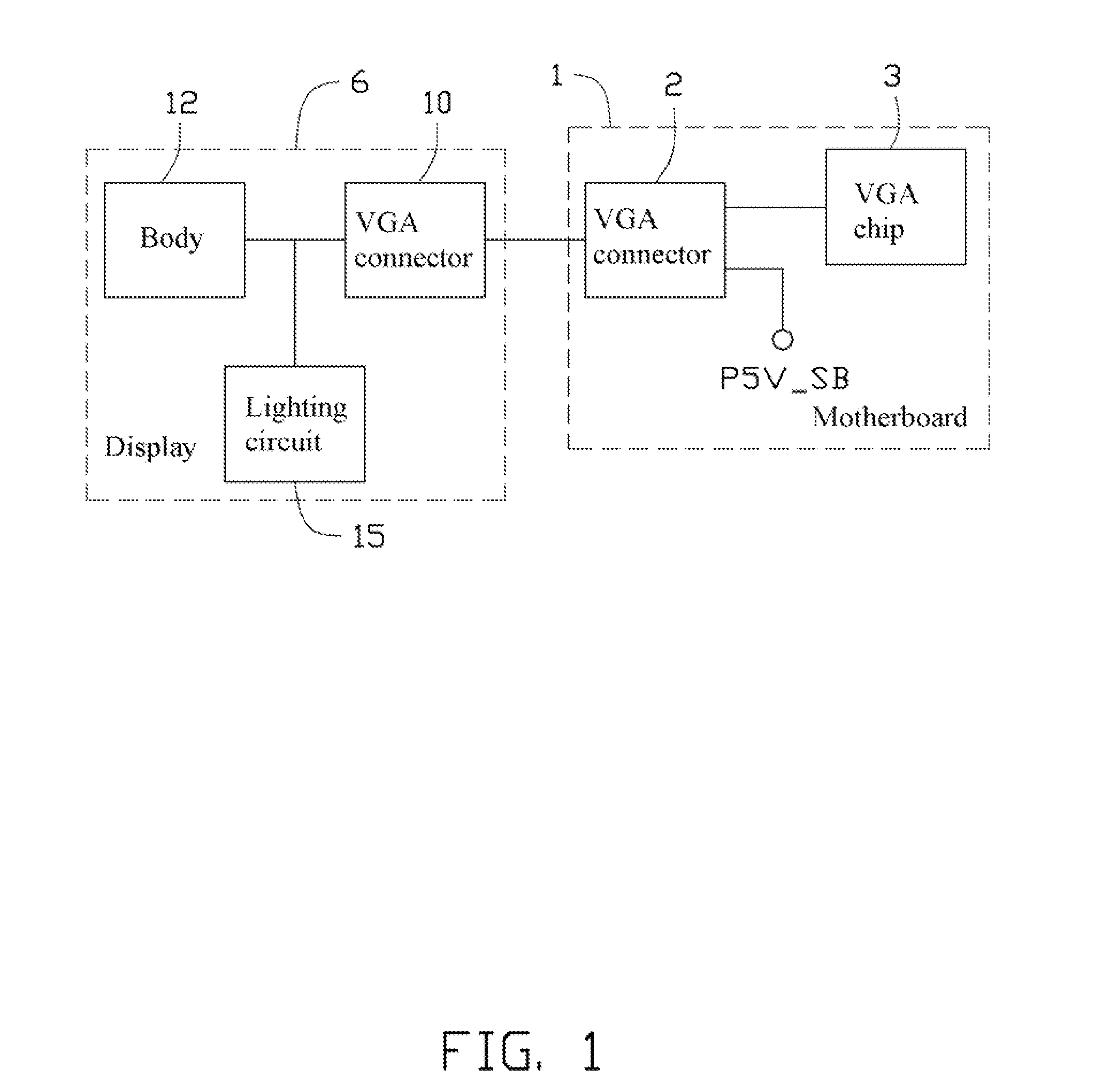 Display having illumination function and computer system with the display
